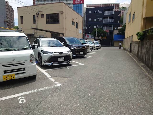 Body Hackers Lab六本松（パーソナルジム ボディハッカーズラボ）近隣の駐車場（タイムパーク六本松2丁目Ⅰ、Ⅱ）