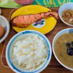 朝から一汁三菜で栄養バランス良い、お客様の素晴らしい朝ご飯メニュー