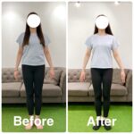大橋店のお客様3ヶ月間でのボディメイクbefore after