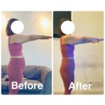 大橋店のお客様ダイエットbefore after！約6ヶ月で体重-6.3kg
