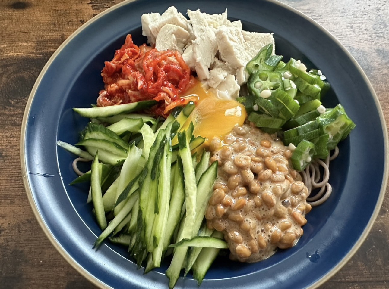 夏にぴったりダイエット食事例「ぶっかけ蕎麦」！糖質、タンパク質、野菜とバランスの良い