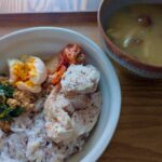 糖質、タンパク質、野菜とバランス良いダイエット食事例