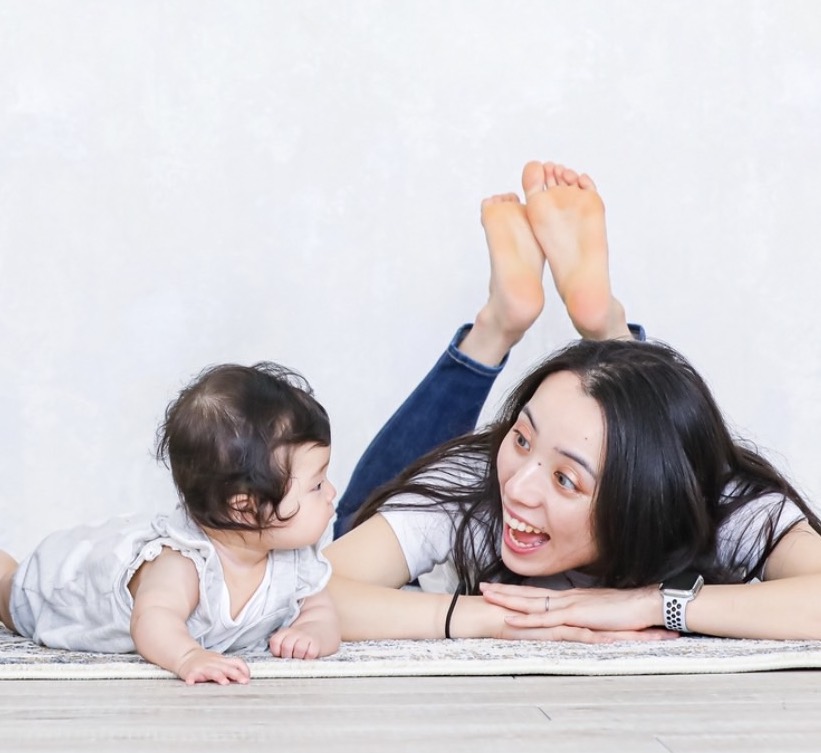 子連れOKな福岡のピラティスなら！産後ダイエットに託児所付きより安く、赤ちゃんと一緒に通えます
