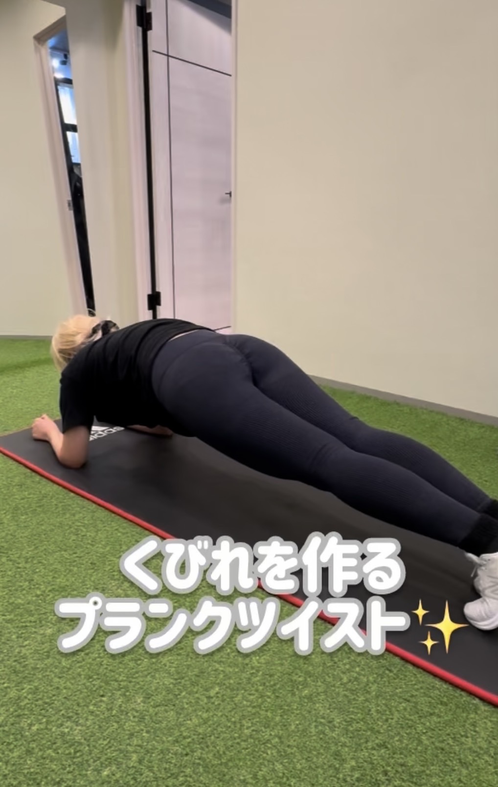 くびれ作りにおすすめ「プランクツイスト」