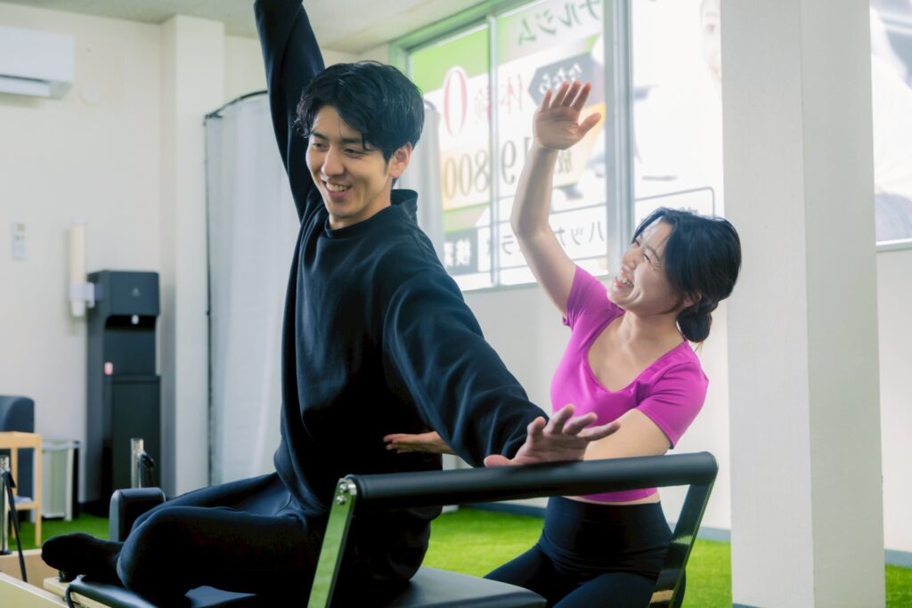 男性も通いやすいマシンピラティス/藤崎・室見