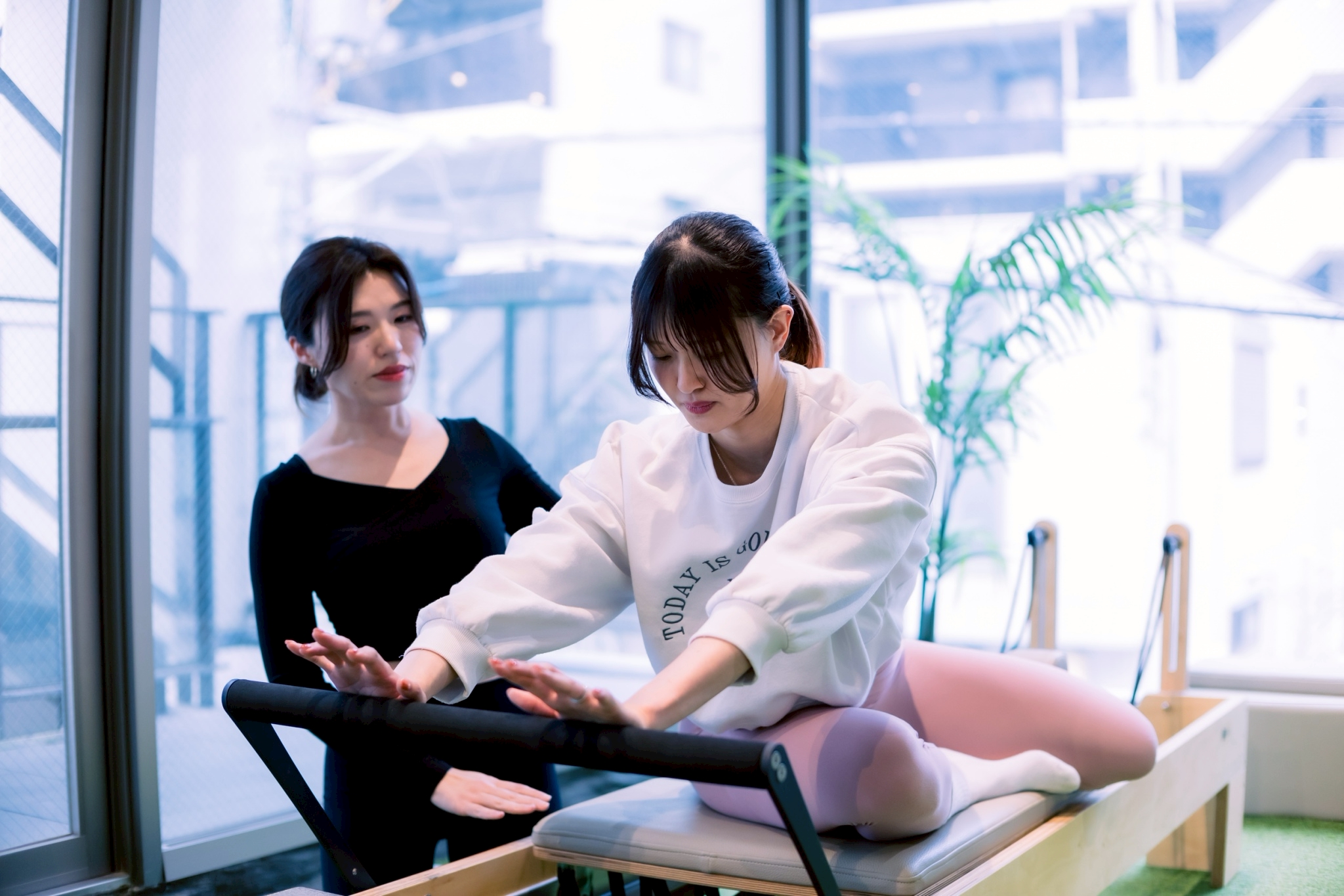 顔のたるみ＆スマホ首/千早ピラティス