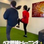 友人と楽しくできる脂肪燃焼ペアワークアウト/大濠公園パーソナルジム