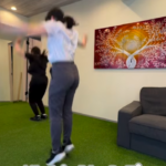 高宮パーソナルジム_ペアトレーニングラスト！燃焼種目バーピージャンプ